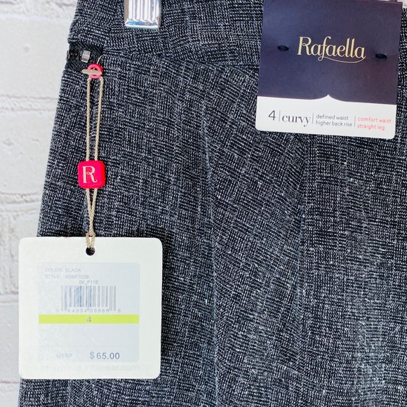 Rafaella Women’s Curvy Straight Leg Trousers SiZ 4 - Picture 5 of 7